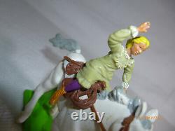 Rare Western Girl on Horse Waving Only made from 1975-77 Britains Deetai Cowgirl