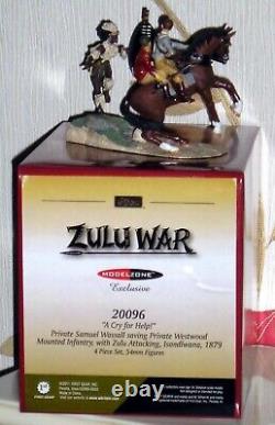 Rare Zulu War Modelzone Excl 20096 A Cry For Help Private Samuel Wassall New