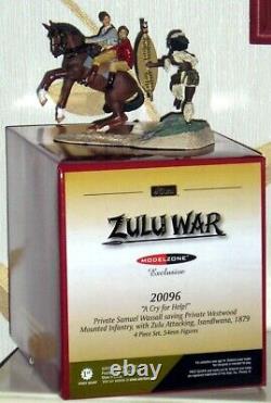 Rare Zulu War Modelzone Excl 20096 A Cry For Help Private Samuel Wassall New