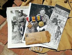 Royal Flying Corps Canada (Black Watch) Uniform Medals and Papers Collection