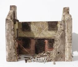 Ruined Building Toy Soldier 1/30 suits King & Country Britains WW2 Napoleonic