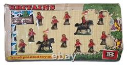 Scarce Vintage Britains Royal Canadian Mounted Police Deluxe Toy Soldier Set