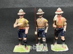Scouts By Britains (Yellow 824) See Notes, 50mm Size. Some DEPOSE