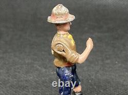 Scouts By Britains (Yellow 824) See Notes, 50mm Size. Some DEPOSE
