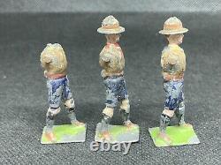 Scouts By Britains (Yellow 824) See Notes, 50mm Size. Some DEPOSE