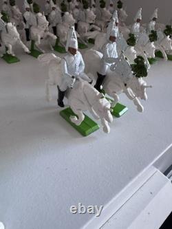 Set of 48 BRITAINS DEETAIL 1971 HORSE MOUNTED Guards / soldiers