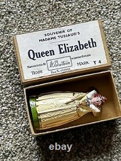 Stunning Madame Tussaud's Mint Boxed Circa 1930's Queen Elizabeth 1 Lead Figure
