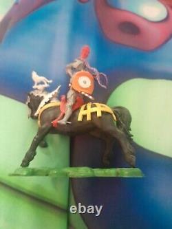 Swoppet Knights x 2 On Horses Complete Vintage Toy Soldiers 60s Britains UK Only