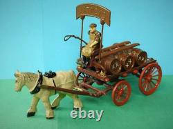 Taylor & Barrett Rare Pre-war Lead Horse Drawn Brewers Dray Complete Set No Box