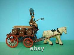 Taylor & Barrett Rare Pre-war Lead Horse Drawn Brewers Dray Complete Set No Box