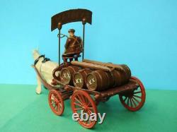 Taylor & Barrett Rare Pre-war Lead Horse Drawn Brewers Dray Complete Set No Box