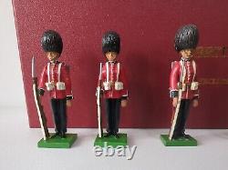 The British Toy Soldier Company Set Of 8x Scots Guards Not Britains Toy Soldiers