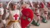 Timpo Toy Knights In Medieval Siege With Britains Archers And Airfix Men At Arms