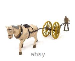 Tootsie Toys For Johillco Diecast & Wire Horse Drawn Plough Very Rare Set