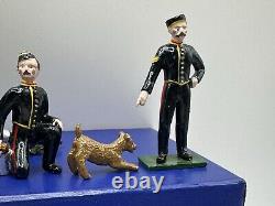 Toy Soldiers Royal Horse Artillery Gun Cleaning Crew 132 metal MIB MF44