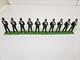 Toy Soldiers Britain's 1986 English Policeman Bobby Metal Figure's 10 Pieces