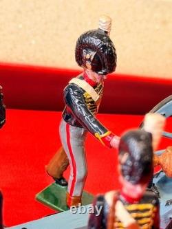 Tradition Toy Soldiers B2 Royal Horse Artillery 1815 Gun Set Metal Figures Boxed