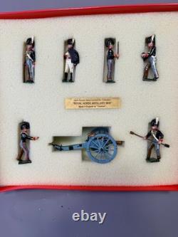 Tradition Toy Soldiers B2 Royal Horse Artillery 1815 Gun Set Metal Figures Boxed