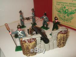 Trophy Miniatures CWS. 4 Crimean War, Russian Siege Battery & Crew & Redoubt etc