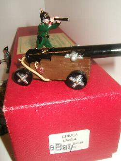 Trophy Miniatures CWS. 4 Crimean War, Russian Siege Battery & Crew & Redoubt etc