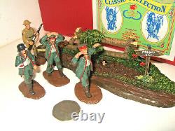 Trophy Set GW-D9 WW1, U. S. Sgt Alvin York & 3 German Prisoners & Terrain, 54mm