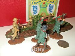 Trophy Set GW-D9 WW1, U. S. Sgt Alvin York & 3 German Prisoners & Terrain, 54mm