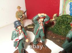 Trophy Set GW-D9 WW1, U. S. Sgt Alvin York & 3 German Prisoners & Terrain, 54mm