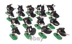 Unknown Brand ZF018 18x Zulu Warrior Metal Figures Appx 50mm Tall