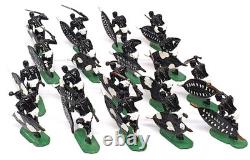 Unknown Brand ZF018 18x Zulu Warrior Metal Figures Appx 50mm Tall