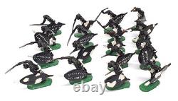 Unknown Brand ZF018 18x Zulu Warrior Metal Figures Appx 50mm Tall