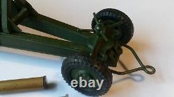 VINTAGE BRITAINS DEETAIL WW2 AMERICAN 155mm FIELD GUN WITH GOOD EARLY BOX
