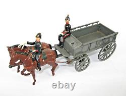 VINTAGE BRITAINS LEAD 54mm TOY SOLDIERS SET 146 RASC HORSE DRAWN SERVICE WAGON