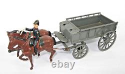VINTAGE BRITAINS LEAD 54mm TOY SOLDIERS SET 146 RASC HORSE DRAWN SERVICE WAGON