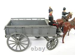 VINTAGE BRITAINS LEAD 54mm TOY SOLDIERS SET 146 RASC HORSE DRAWN SERVICE WAGON