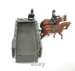 VINTAGE BRITAINS LEAD 54mm TOY SOLDIERS SET 146 RASC HORSE DRAWN SERVICE WAGON