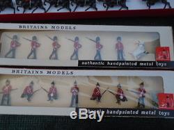 Vintage Britains Soldiers Boxed Big Job Lot Fantastic