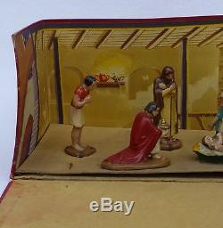 Vintage Britains Wend-al Nativity Set