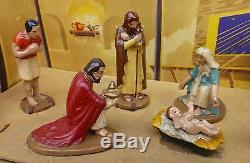 Vintage Britains Wend-al Nativity Set