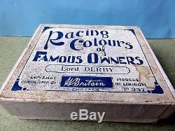 Vintage Lead Britains Boxed Racing Colours Lord Derby 1926