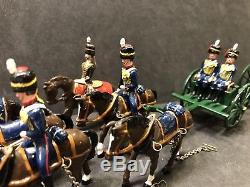 Very Fine Royal Horse Artillery. Recast & Repainted Britains Figures
