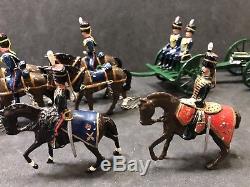 Very Fine Royal Horse Artillery. Recast & Repainted Britains Figures