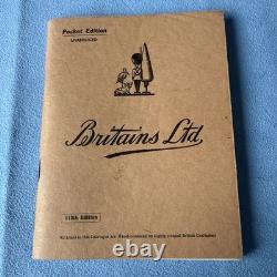 Very Rare Britains Ltd Pocket Edition Unabridged Catalogue. 1958. 113th Ed. EXC