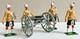 Very Rare Kingcast Black Watch Gatling Gun Four Man Set #bi 125 Boxed