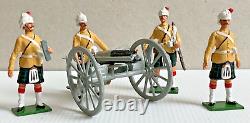 Very Rare Kingcast Black Watch Gatling Gun Four Man Set #BI 125 Boxed