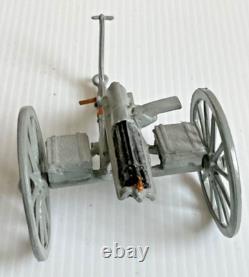 Very Rare Kingcast Black Watch Gatling Gun Four Man Set #BI 125 Boxed