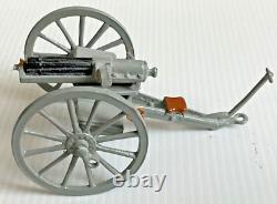 Very Rare Kingcast Black Watch Gatling Gun Four Man Set #BI 125 Boxed