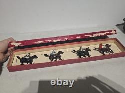 Vintage 1930s Britains Native Warriors Series 164 Mounted Bedouin Arabs X4