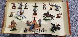 Vintage 1950's Herald Wild West Boxed Set Very Rare