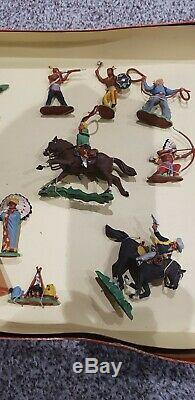 Vintage 1950's Herald Wild West Boxed Set Very Rare