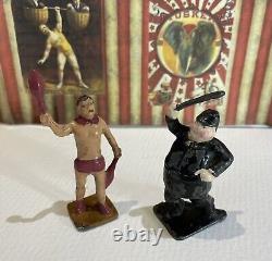 Vintage 1/32 Scale Hollow Cast Lead Circus Figures Britains Timpo Charbens